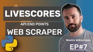Scrape LIVE scores - No BeautifulSoup or Selenium NEEDED!