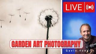 How To Make Silhouette Photo Art From Your Garden... LIVE!