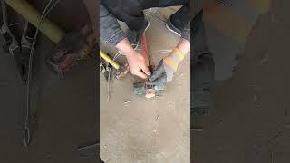 Amazing Easyway Of Breaking Oiled Steel Wire Rope- Wisdom Tips Tools Easy Easyway Easywork !