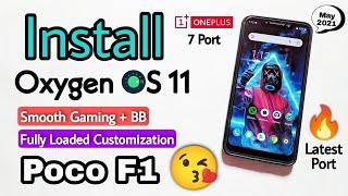 Oxygen OS 11 Rom For POCO F1. Install Oxygen OS 11 Android 11 Rom On Poco F1. OOS11 OP 7 Port Asuna