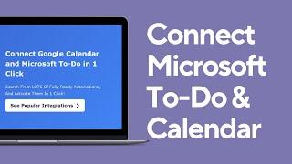 How to Connect Microsoft To do with Google Calendar | Easy Step Guide