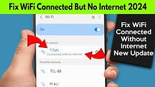 How to Fix WiFi Connected but No Internet access on Android (2024) || Fix WiFi connection problem