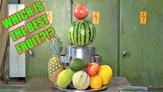 Crushing Fruits with Hydraulic Press Satisfying Compilation VOL1