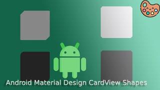 Android Material Design CardView Shapes