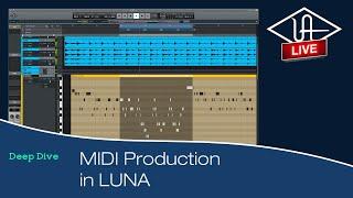 LUNA Deep Dive - MIDI Tracks, Instruments, Production Workflows with Matt Petersen