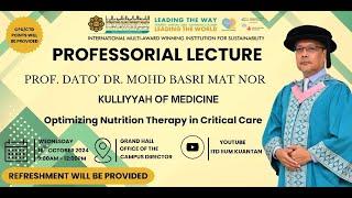 Professorial Lecture