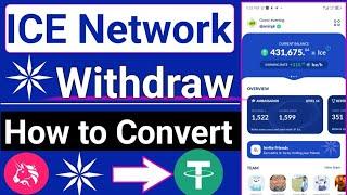 Ice Network Withdraw Video|| How to Convert Ice Network to USDT ||Ice Network ma withdraw Kasie Kary