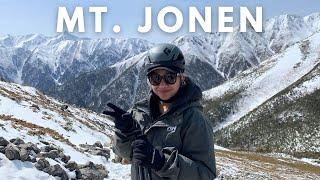 I did my best to climb Mt. Jonen in the northern alps of Japan! It was scary the next day.