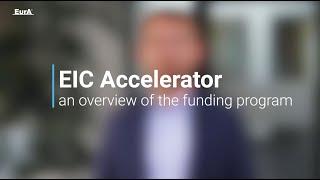 EIC Accelerator 2023 – an overview of the funding program