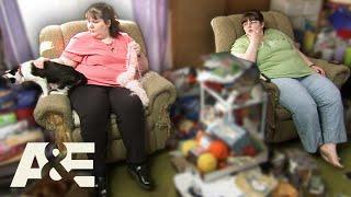 Hoarders: Sisters Struggle with 10 Cats, 1000s of Stuffed Animals & a Sick Mother | A&E