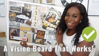 How to make a Vision Board that ACTUALLY WORKS! (TUTORIAL) | My 2022 Vision Board