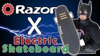 RazorX Cruiser Electric Skateboard Unboxing And REVIEW!