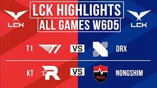 LCK Highlights ALL GAMES Week 6 Day 5 | LCK Summer Split 2024