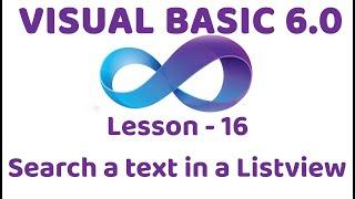 Visual Basic 6.0 | Search a text in a Listview