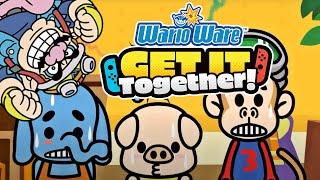 Wario Ware Get It Together! Gameplay Deutsch #1 Lets Play Wario Ware Coop Switch