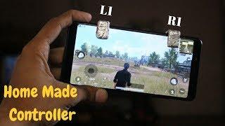 How to Make L1 R1 Trigger for PUBG FORTNITE | DIY Phone Trigger Gaming Buttons | L1R1 Controller