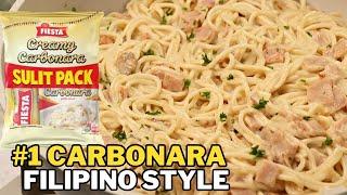 Creamy Carbonara Recipe (Budget Filipino Style)