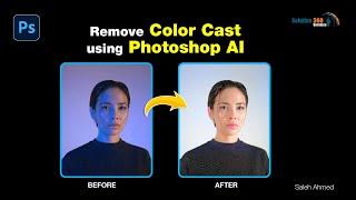 How to remove color cast using Photoshop AI | Photoshop AI