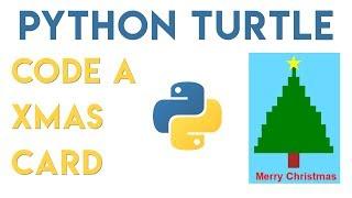 Python Turtle - Code a Christmas Card Tutorial