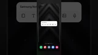 Add Note shortcut widget for Samsung phone #samsungphone #shorts