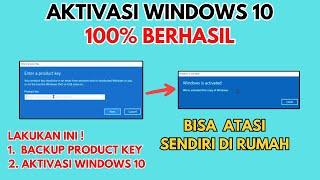 Cara Aktivasi Windows 10 dengan Backup Product Key Terbaru 2024 ! 100% Berhasil