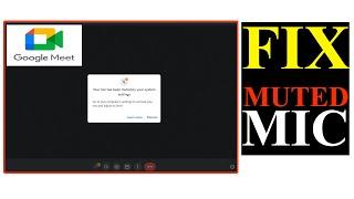 "Your mic has been muted by your system settings" . Trust me you can Fix this in 30 secconds!!