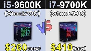 i5-9600K Vs. i7-9700K | Stock and Overclock | New Games Benchmarks