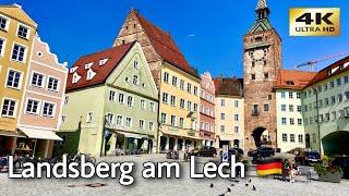 Landsberg am Lech Germany  May 2023 Walking Tour [4K]