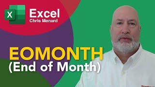 Excel -  End of Month (EOMONTH) Function