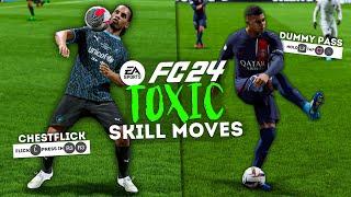 HOW TO DO 10 *TOXIC* SKILL MOVES in EA FC 24