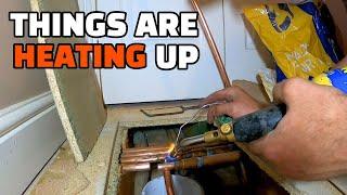 Day in the life of a plumber | Adding a radiator