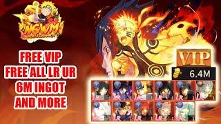 Ninja GodWar M Gameplay - Free VIP & Free All LR UR & 6M Ingot Naruto RPG Android Game