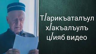 ТIарикъаталъул хIакъалъулъ цIияб видео