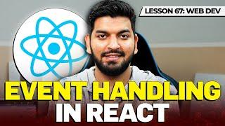 Event Handling in React 2024