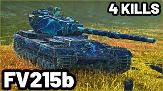 FV215b | 7.4K DAMAGE | 4 KILLS | WOT Blitz Pro Replays