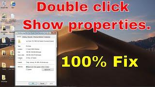 double click show properties , 100% Fix . 2022