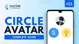 Flutter CircleAvatar widget - Easiest way to create circular image