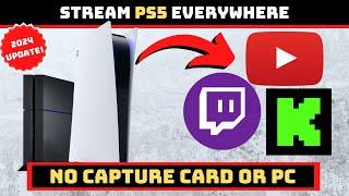 Stream PS5 To Kick, YouTube and Twitch At Same Time (NO CAPTURE CARD OR PC)