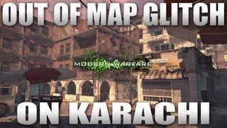 MW2 Glitches: New Out Of Map Karachi Glitch (Knife Lunge)