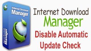 How to Disable Automatic Update Check of IDM (hindi)