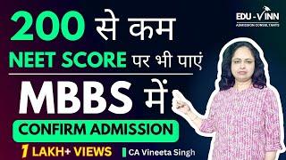 Best Deemed Universities under 200 NEET Score । Cut Off & Fees