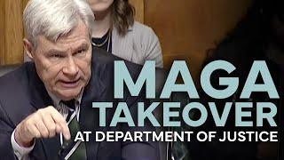 Sen. Whitehouse Warns of a "MAGA Takeover of the Department of Justice"