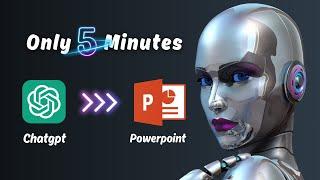 Create POWERPOINT Presentation! using CHATGPT  | Step-by-step guide.