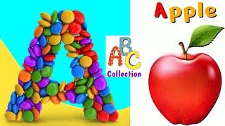 ABC Phonics Song, Toddlers learning video, A for Apple, ABC Song, Nursery. kids videos