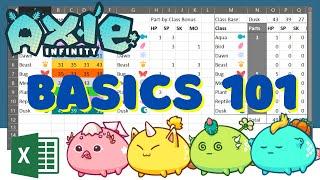 Axie Infinity Basics 101 – Full Intro Explanation on Game Mechanics and Stats