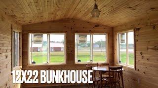 Cozy 12x22 Bunkhouse Walkthrough!