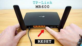 TP-Link MR600 4G+ Router Wi-Fi Dual Band • Factory reset