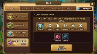 Summoners War(Asia) Ancient Rune Reapp Quad Roll into Speed!