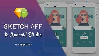 Sketch App UI Design to Android XML Tutorial