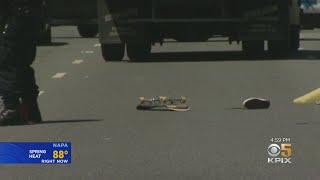 Skateboarder Dies In Collision With Dump Truck